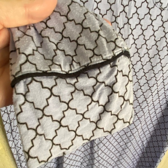 SOMA Soft Blue Geometric Night Dress Sz XS - Picture 3 of 8